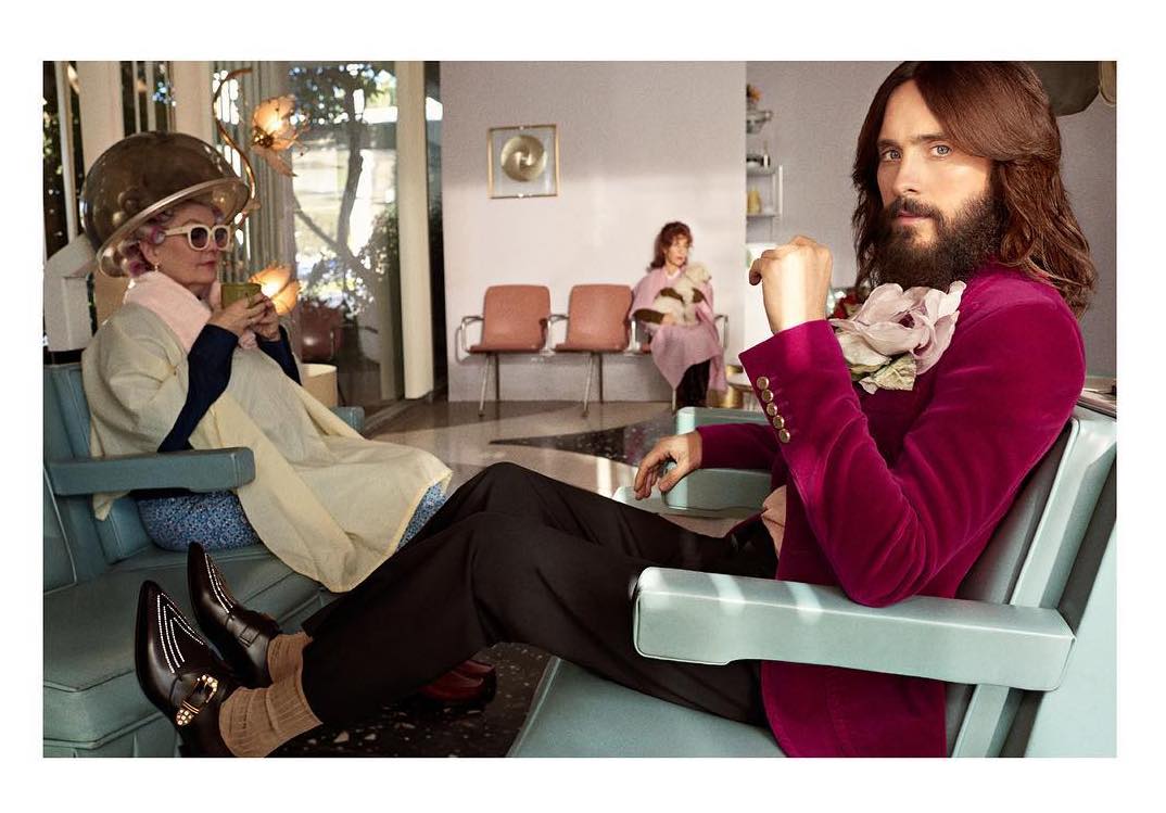 camisa Popular Berenjena Lana del Rey y Jared Leto protagonizan la nueva campaña de Gucci - 25  Gramos | 25 Gramos